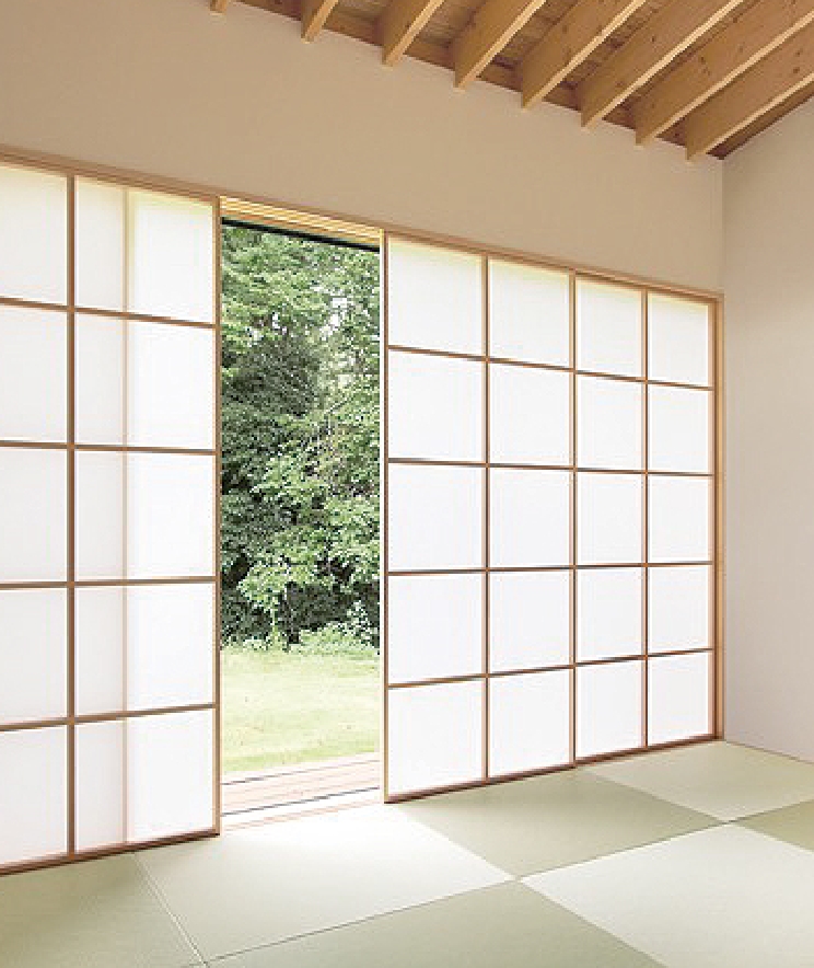 優しい光を取り込む設計